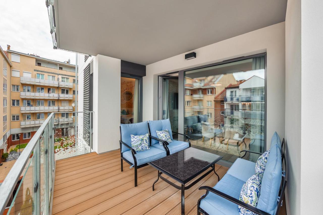 Apartamenty Sun & Snow Nadmorskie Tarasy Z Basenem Kolobrzeg Dış mekan fotoğraf
